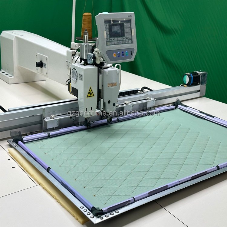 Cyclone Sewing Double Head Automatic Perforation Machine for Leather Upholstery